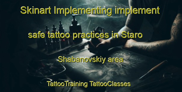 Skinart Implementing implement safe tattoo practices in Staro Shabanovskiy area | #TattooTraining #TattooClasses #SkinartTraining-Russia