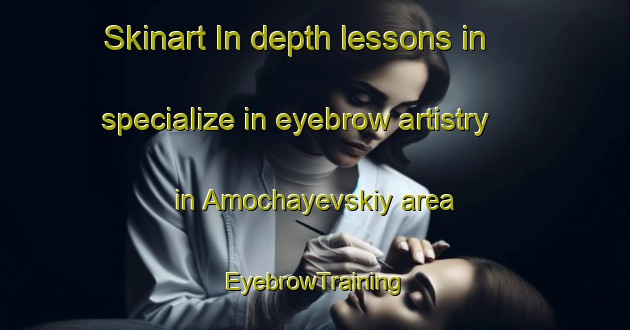 Skinart In-depth lessons in specialize in eyebrow artistry in Amochayevskiy area | EyebrowTraining | EyebrowClasses | SkinartTraining-Russia