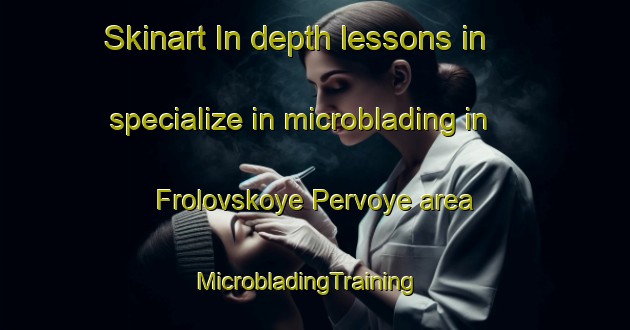Skinart In-depth lessons in specialize in microblading in Frolovskoye Pervoye area | MicrobladingTraining | MicrobladingClasses | SkinartTraining-Russia