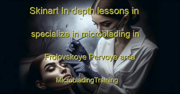 Skinart In-depth lessons in specialize in microblading in Frolovskoye Pervoye area | MicrobladingTraining | MicrobladingClasses | SkinartTraining-Russia