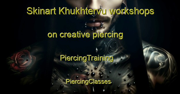 Skinart Khukhtervu workshops on creative piercing | PiercingTraining | PiercingClasses | SkinartTraining-Russia