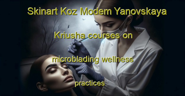 Skinart Koz Modem Yanovskaya Kriusha courses on microblading wellness practices | #MicrobladingTraining #MicrobladingClasses #SkinartTraining-Russia