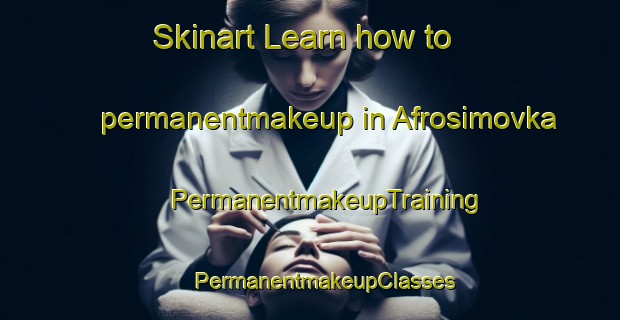 Skinart Learn how to permanentmakeup in Afrosimovka | #PermanentmakeupTraining #PermanentmakeupClasses #SkinartTraining-Russia