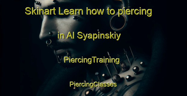 Skinart Learn how to piercing in Al Syapinskiy | #PiercingTraining #PiercingClasses #SkinartTraining-Russia