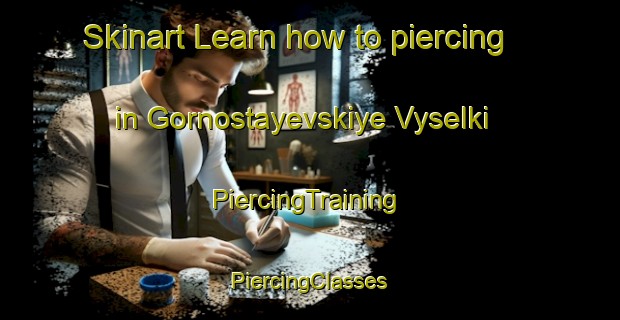 Skinart Learn how to piercing in Gornostayevskiye Vyselki | #PiercingTraining #PiercingClasses #SkinartTraining-Russia