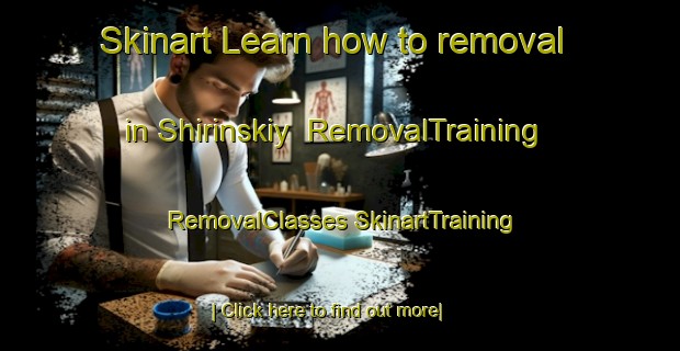 Skinart Learn how to removal in Shirinskiy | #RemovalTraining #RemovalClasses #SkinartTraining-Russia