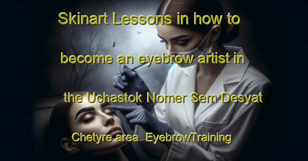 Skinart Lessons in how to become an eyebrow artist in the Uchastok Nomer Sem Desyat Chetyre area | EyebrowTraining | EyebrowClasses | SkinartTraining-Russia