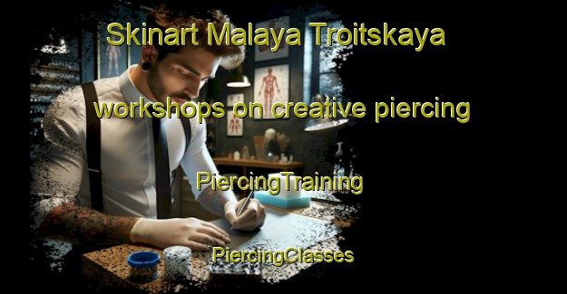 Skinart Malaya Troitskaya workshops on creative piercing | #PiercingTraining #PiercingClasses #SkinartTraining-Russia