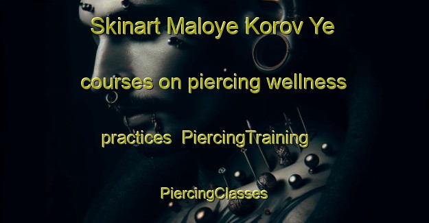 Skinart Maloye Korov Ye courses on piercing wellness practices | #PiercingTraining #PiercingClasses #SkinartTraining-Russia