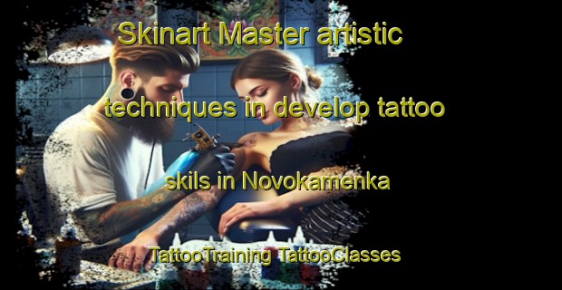 Skinart Master artistic techniques in develop tattoo skils in Novokamenka | #TattooTraining #TattooClasses #SkinartTraining-Russia