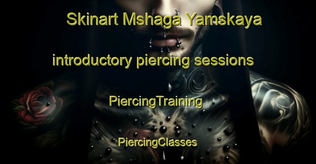 Skinart Mshaga Yamskaya introductory piercing sessions | #PiercingTraining #PiercingClasses #SkinartTraining-Russia