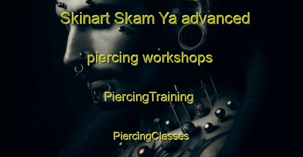 Skinart Skam Ya advanced piercing workshops | #PiercingTraining #PiercingClasses #SkinartTraining-Russia