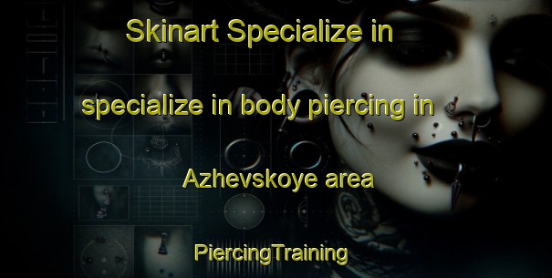 Skinart Specialize in specialize in body piercing in Azhevskoye area | #PiercingTraining #PiercingClasses #SkinartTraining-Russia