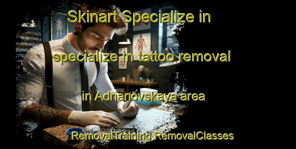 Skinart Specialize in specialize in tattoo removal in Adrianovskaya area | #RemovalTraining #RemovalClasses #SkinartTraining-Russia