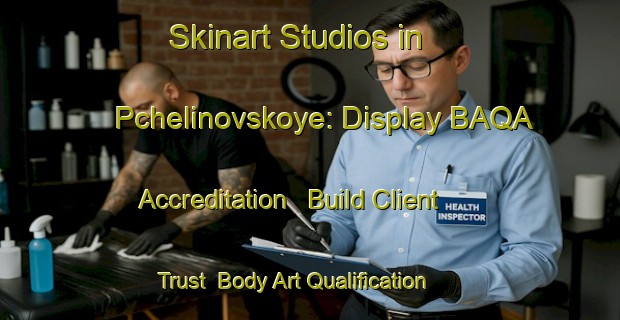 Skinart Studios in Pchelinovskoye: Display BAQA Accreditation - Build Client Trust | Body Art Qualification Authority | BAQA-Russia