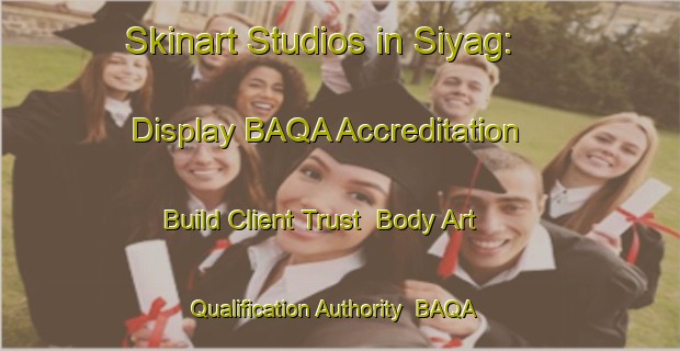 Skinart Studios in Siyag: Display BAQA Accreditation - Build Client Trust | Body Art Qualification Authority | BAQA-Russia