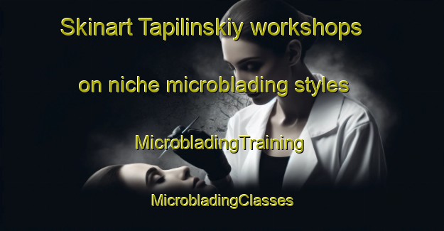 Skinart Tapilinskiy workshops on niche microblading styles | #MicrobladingTraining #MicrobladingClasses #SkinartTraining-Russia