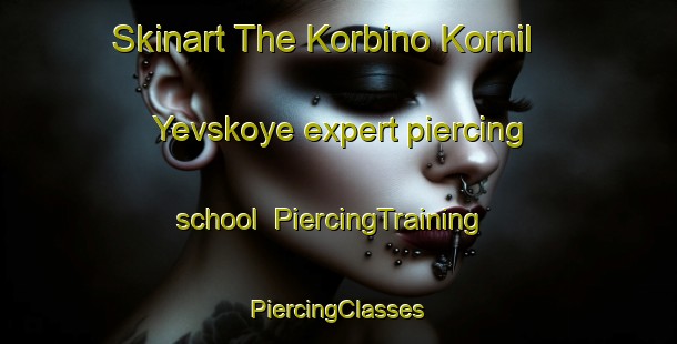 Skinart The Korbino Kornil Yevskoye expert piercing school | #PiercingTraining #PiercingClasses #SkinartTraining-Russia