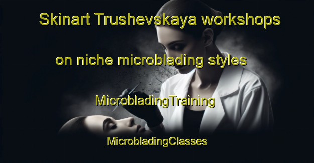 Skinart Trushevskaya workshops on niche microblading styles | #MicrobladingTraining #MicrobladingClasses #SkinartTraining-Russia